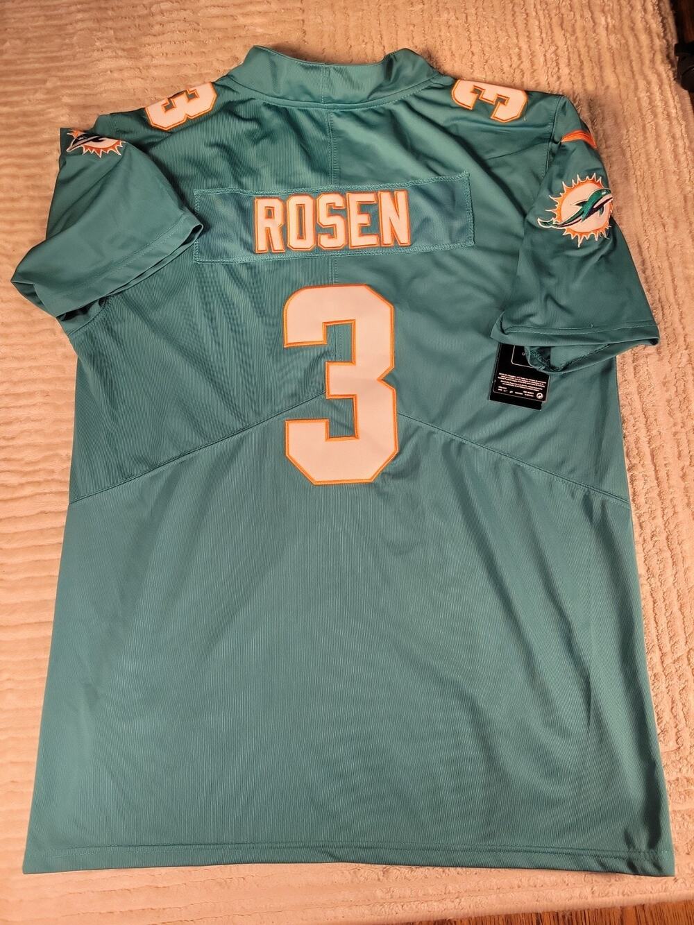 Nike Josh Rosen Miami Dolphins Football Jersey Mens Size Medium Adult NWT